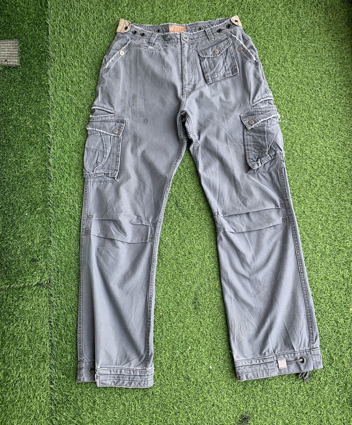 Japanese Brand 🔥 Japanese Brand 3QR Cargo Pocket Pants Size US 32 / EU 48 - 11 Thumbnail