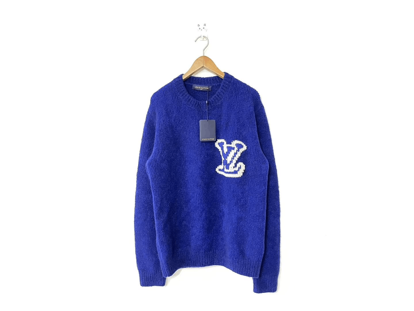 Louis Vuitton Louis Vuitton Blue Sweater xl Men Size US XL / EU 56 / 4 - 1 Thumbnail