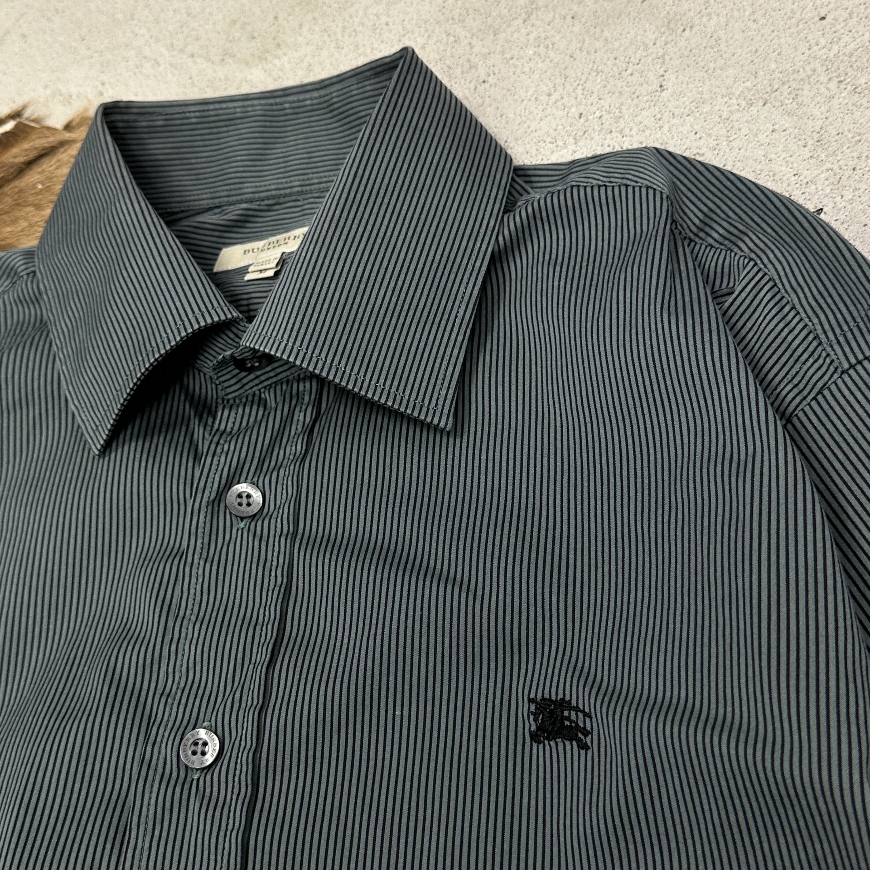 Burberry Vintage Striped Casual Old Money Elegant Burberry Shirt Y2K Size US M / EU 48-50 / 2 - 2 Thumbnail