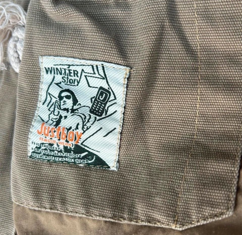 Vintage Xxl Justboy Khaki Cream Suede Size US XXL / EU 58 / 5 - 5 Thumbnail