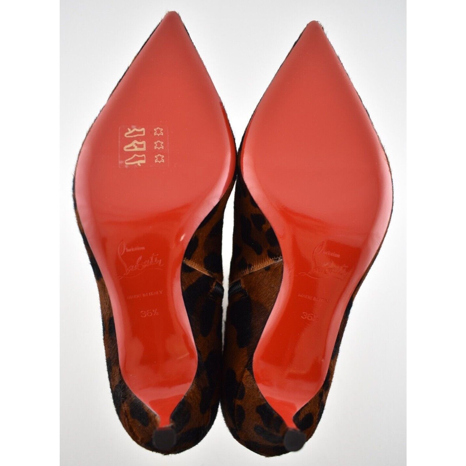 Christian Louboutin Christian Louboutin So Kate Booty Black Leopard Pony 36.5 Size US 6.5 / IT 36.5 - 12 Thumbnail