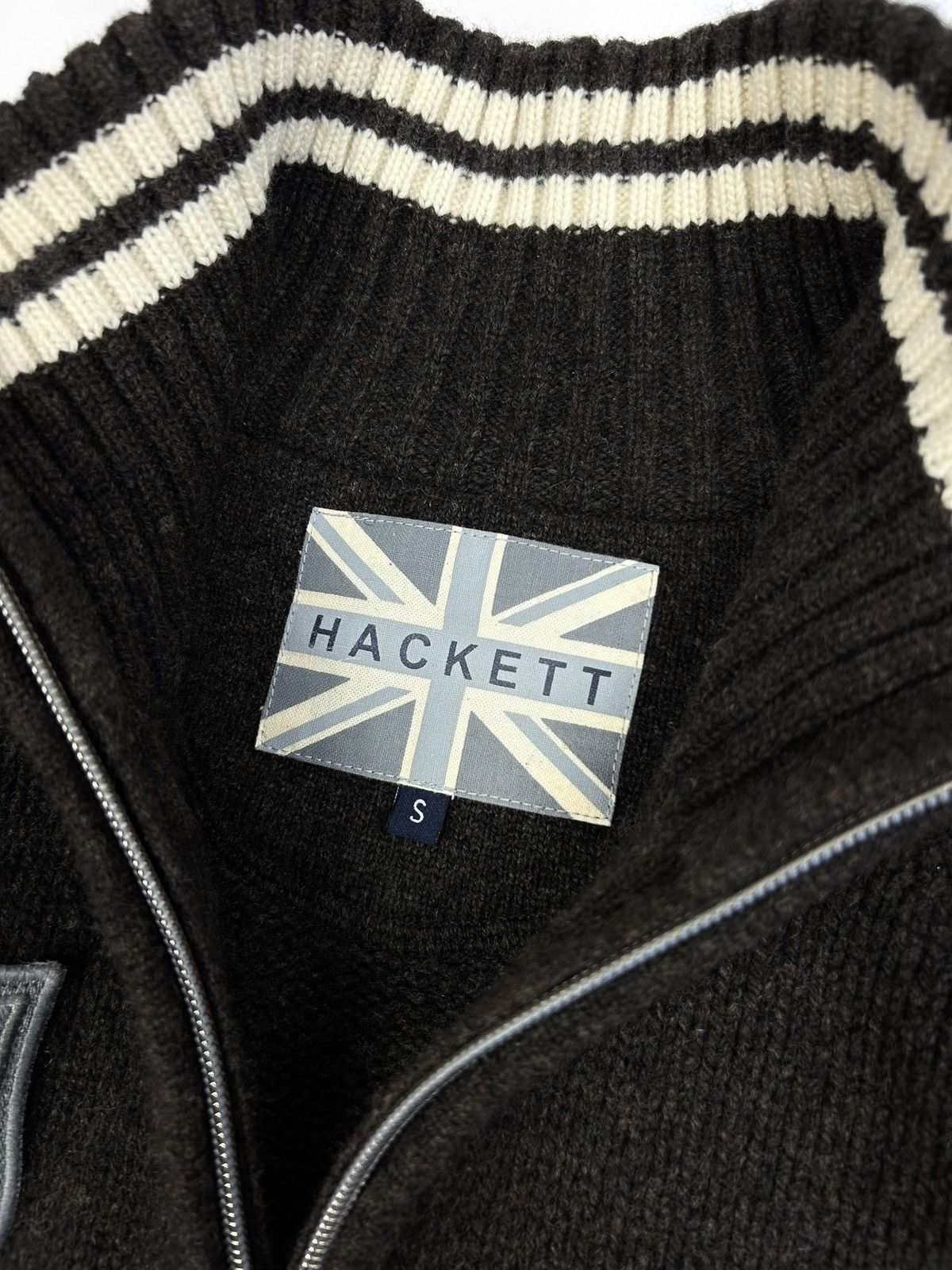 Hackett Vintage Hackett London Snow Polo Knitted Wool Zip Sweater Size US S / EU 44-46 / 1 - 10 Thumbnail