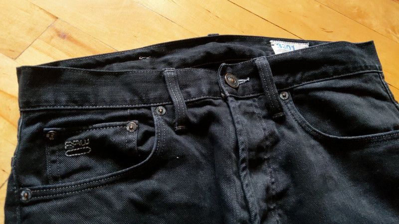 G-Star Stacked Mid Skinny Pants Semi Flared Alt Neo Denim Goth 32 Size US 32 / EU 48 - 7 Thumbnail
