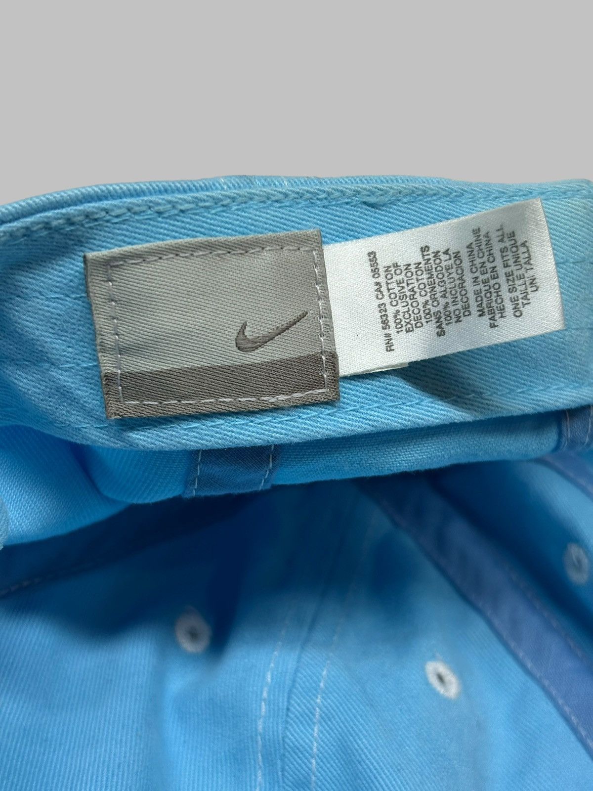 Nike 🔥 NIKE 2000s SWOOSH LOGO CAP SKY BLUE COLOR Size ONE SIZE - 9 Thumbnail