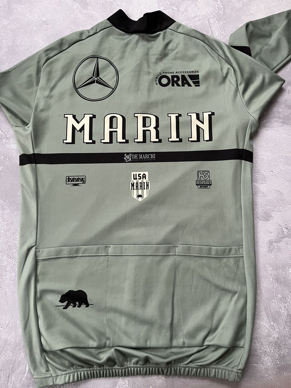 Mercedes-Benz Bicycle jersey vintage longsleeve Mercedes Benz USA MARIN L Size US L / EU 52-54 / 3 - 12 Thumbnail