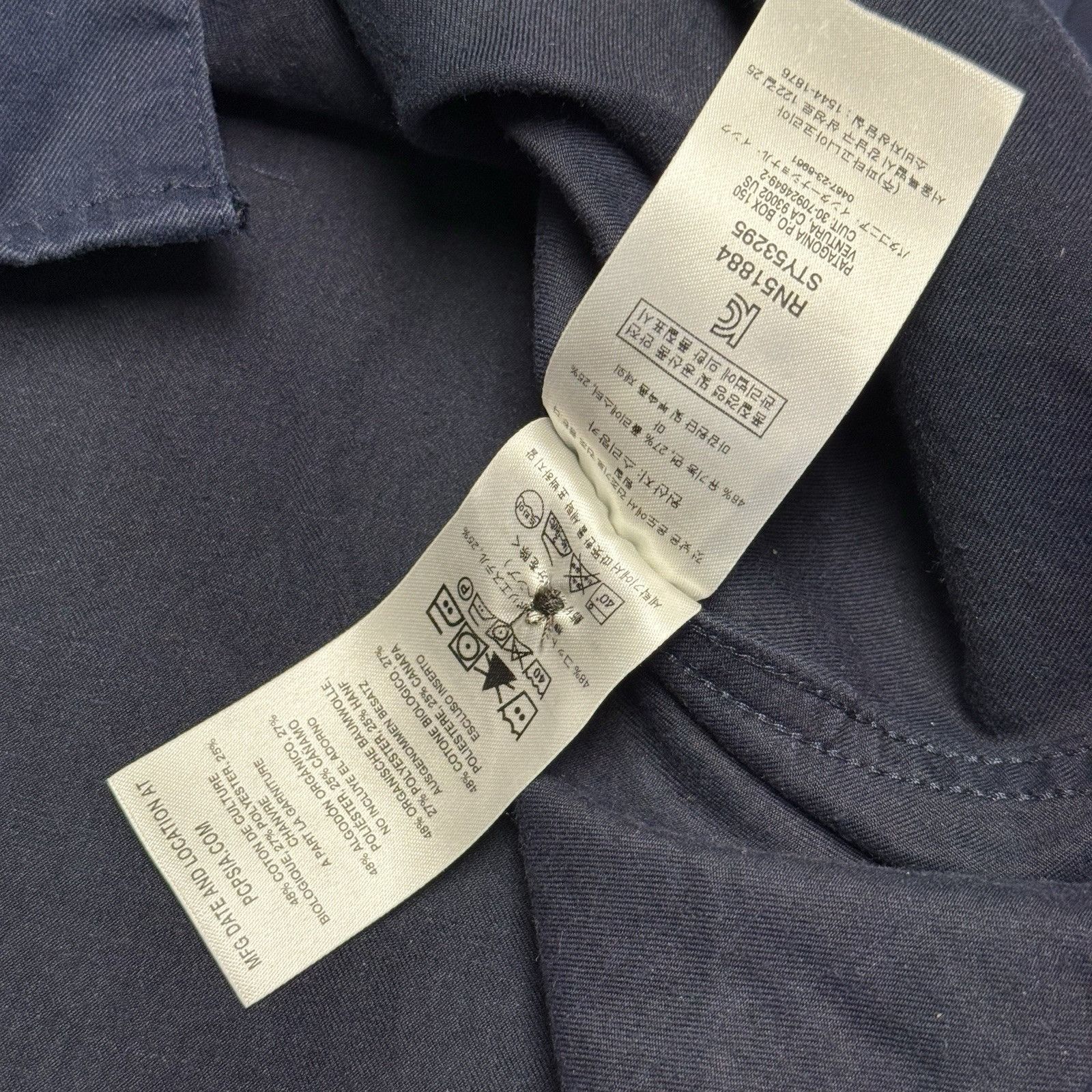 Patagonia Patagonia Worn Wear Mens Shop Shirt 53295 Blue Button Up Size US XL / EU 56 / 4 - 9 Thumbnail
