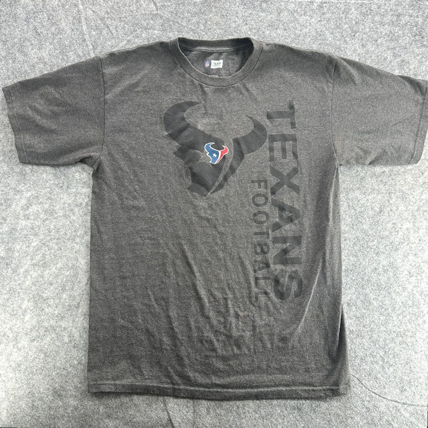 NFL Houston Texans Shirt Mens Large Gray NFL Team Apparel Football Tee Graphic Size US L / EU 52-54 / 3 - 2 Thumbnail