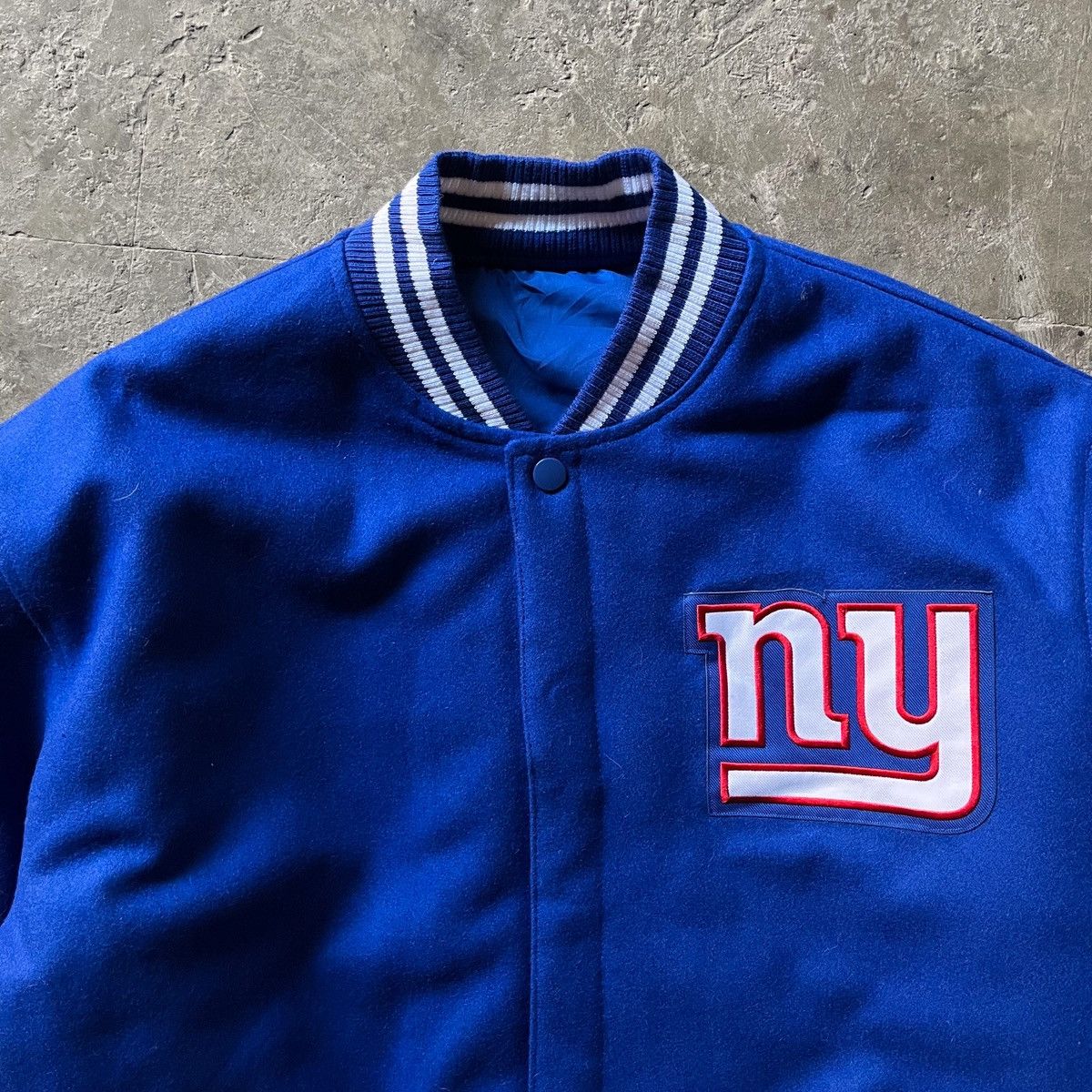 JH Design Vintage JH design NY Giants reversible varsity jacket Size US XL / EU 56 / 4 - 2 Thumbnail