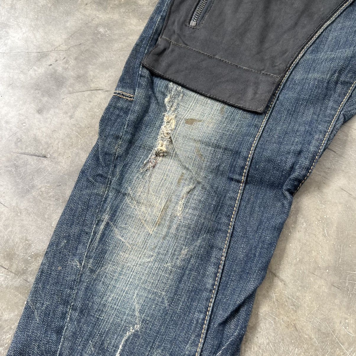 Dsquared2 Dsquared Archive Style Cargo Biker Denim Jeans Size US 34 / EU 50 - 6 Thumbnail