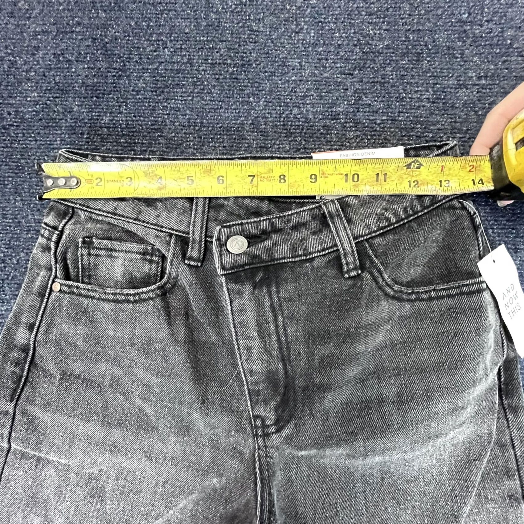 Vintage And Now This Jeans Womens 26 Gray Dumont High Rise Straight Denim Pants Size 26" / US 2 / IT 38 - 5 Thumbnail
