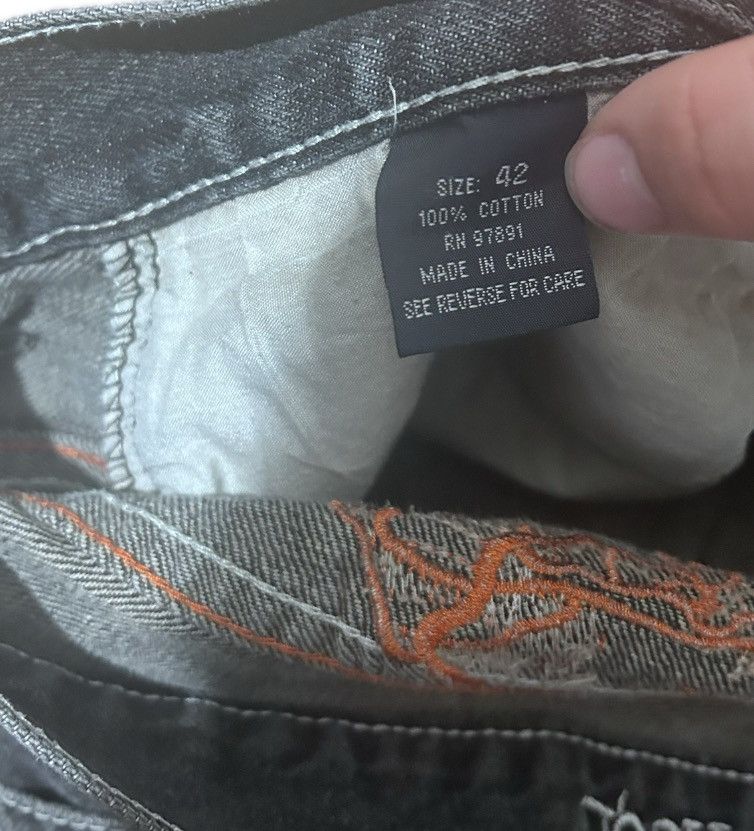 Other Vintage baggy embroidered y2k Satin In The Hood Jeans Size US 42 / EU 58 - 5 Thumbnail