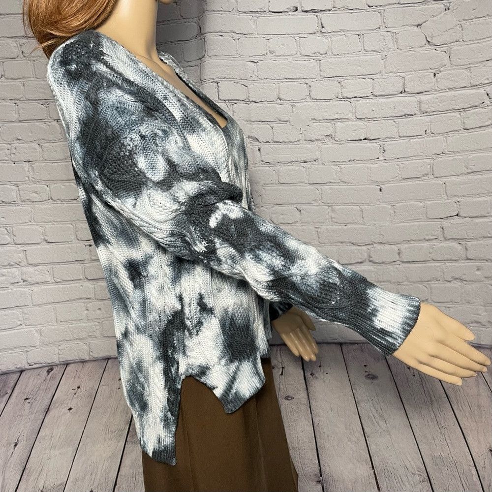 Anthropologie New Anthropologie Pilcro Joni Cable Knit Tie Dye Cotton Swe Size S / US 4 / IT 40 - 4 Thumbnail