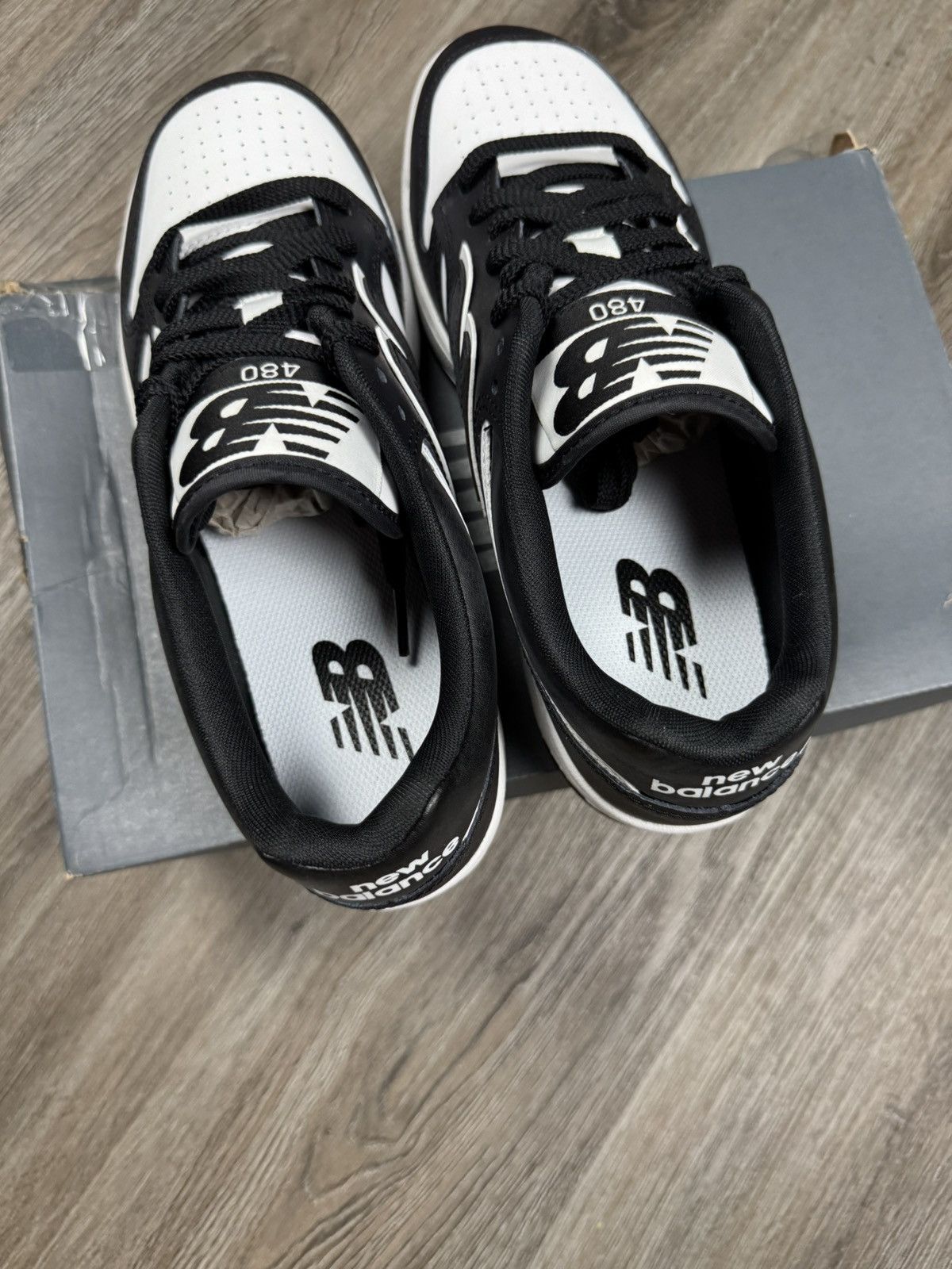 New Balance New Balance 480 Black White Size 9 Size US 9 / EU 42 - 4 Thumbnail