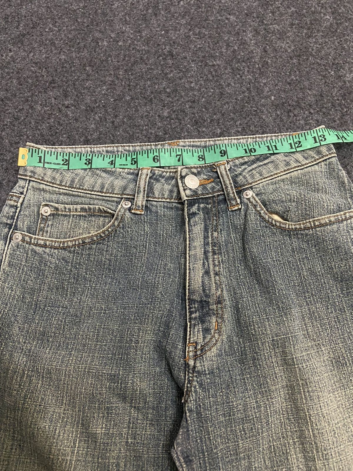 Beauty Beast × Japanese Brand × Le Grande Bleu (L.G.B.) Vintage Y2K denim pants flare Size 25" / US 0 / IT 36 - 7 Thumbnail