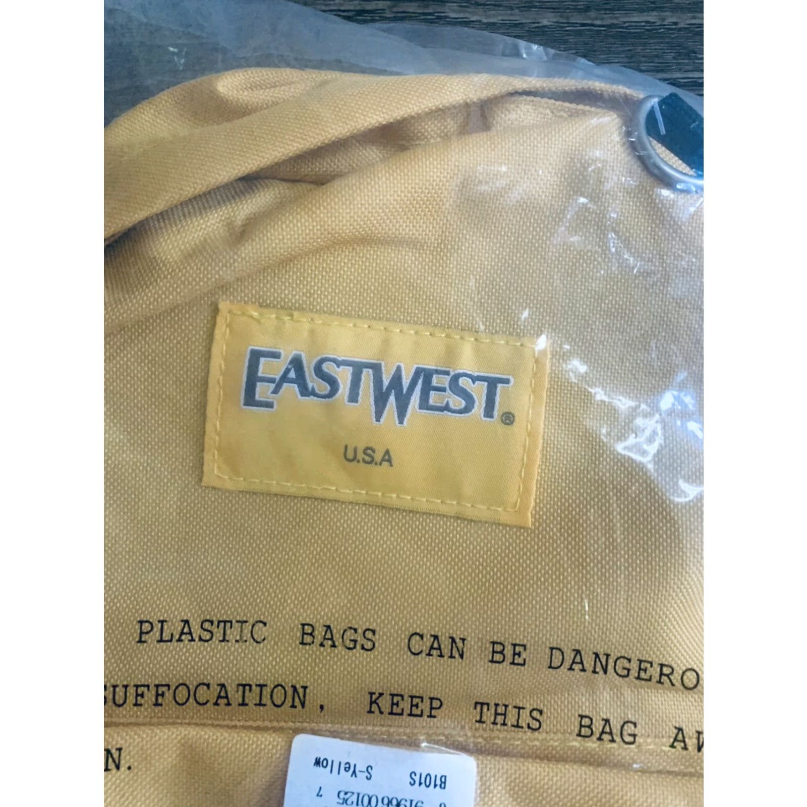 Vintage Eastwest Backpack Nwt Yellow Mens Size ONE SIZE - 2 Thumbnail