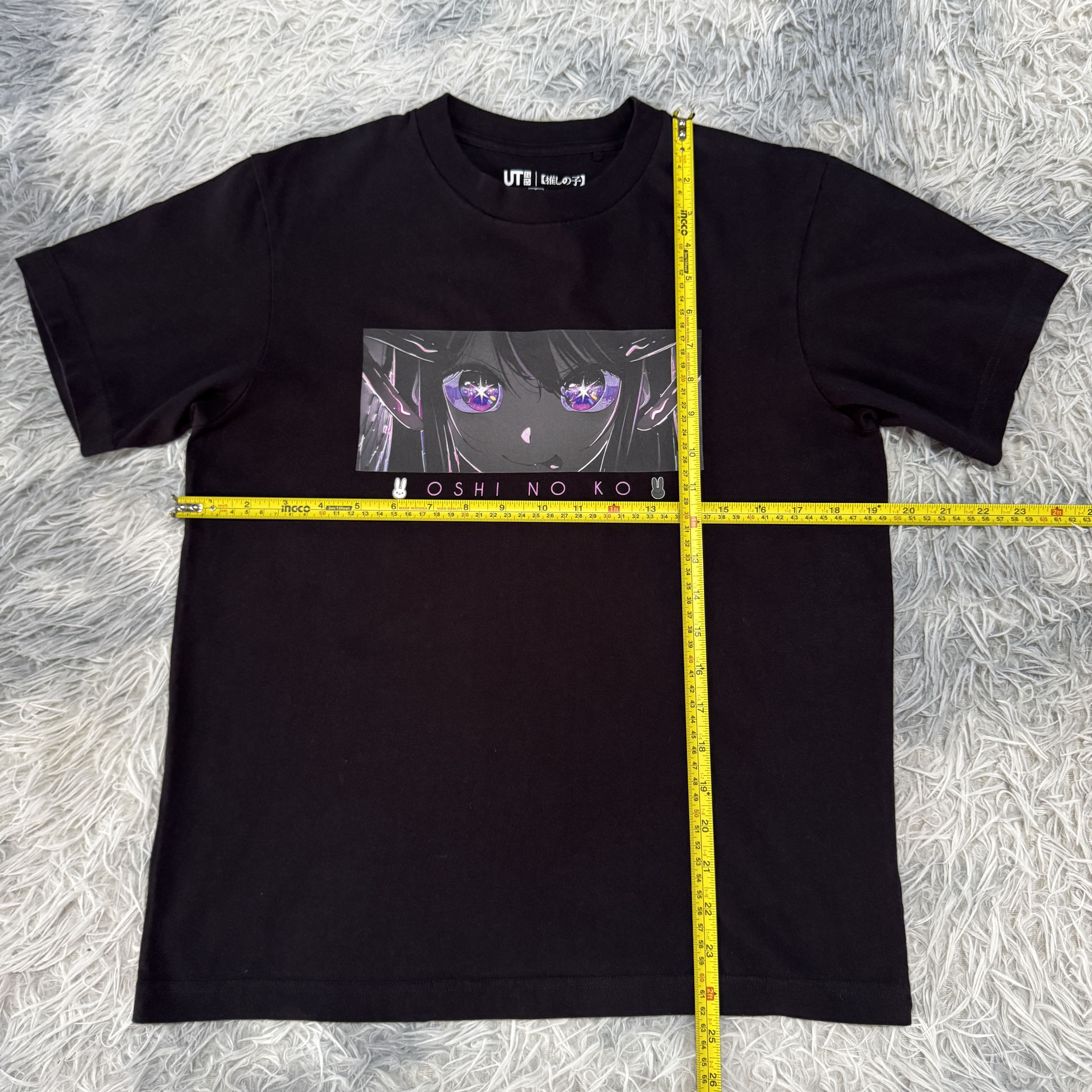 Uniqlo UNIQLO UT Oshi no Ko Sunfaded Tshirt Black From Japan Size US S / EU 44-46 / 1 - 5 Thumbnail