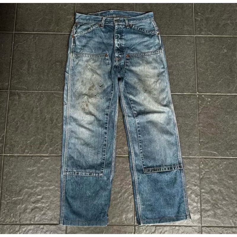Polo Ralph Lauren Vintage polo Ralph Lauren jeans double knee Size US 31 - 1 Thumbnail