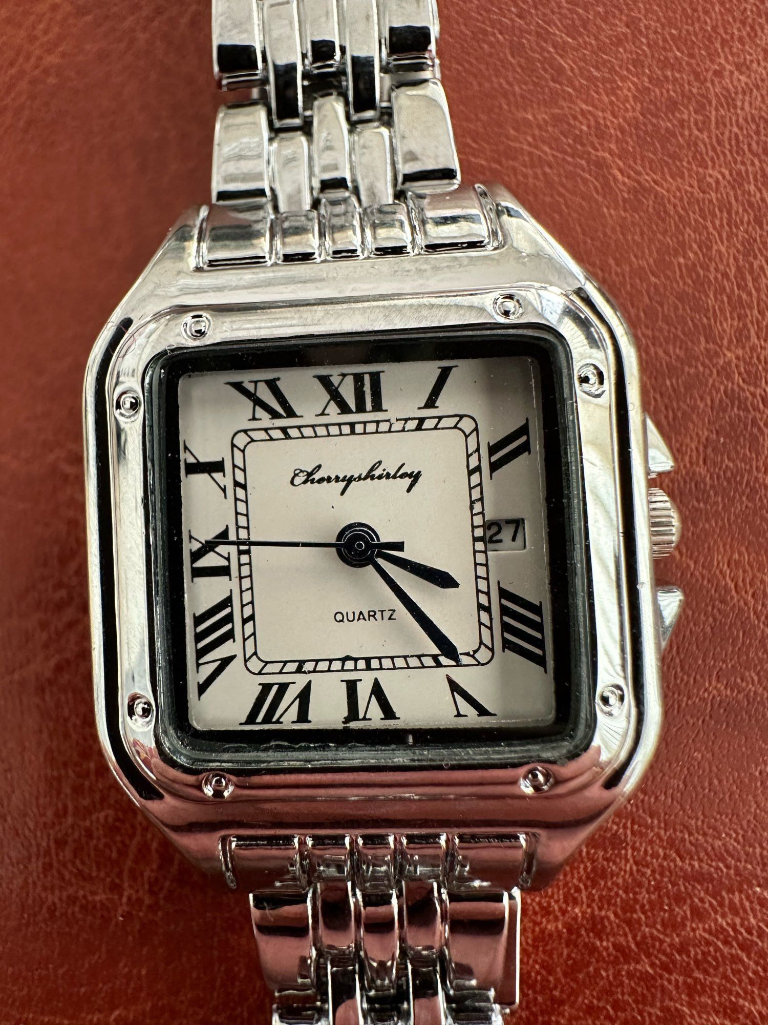 Japanese Brand Vintage 90s vintage retro luxury style quartz silver watch Size ONE SIZE - 2 Thumbnail