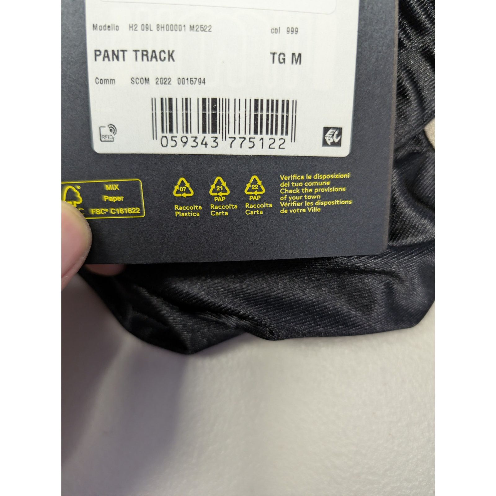 Moncler × Palm Angels o1rshd1 Shiny Track Pants in Black Size US 32 / EU 48 - 23 Thumbnail