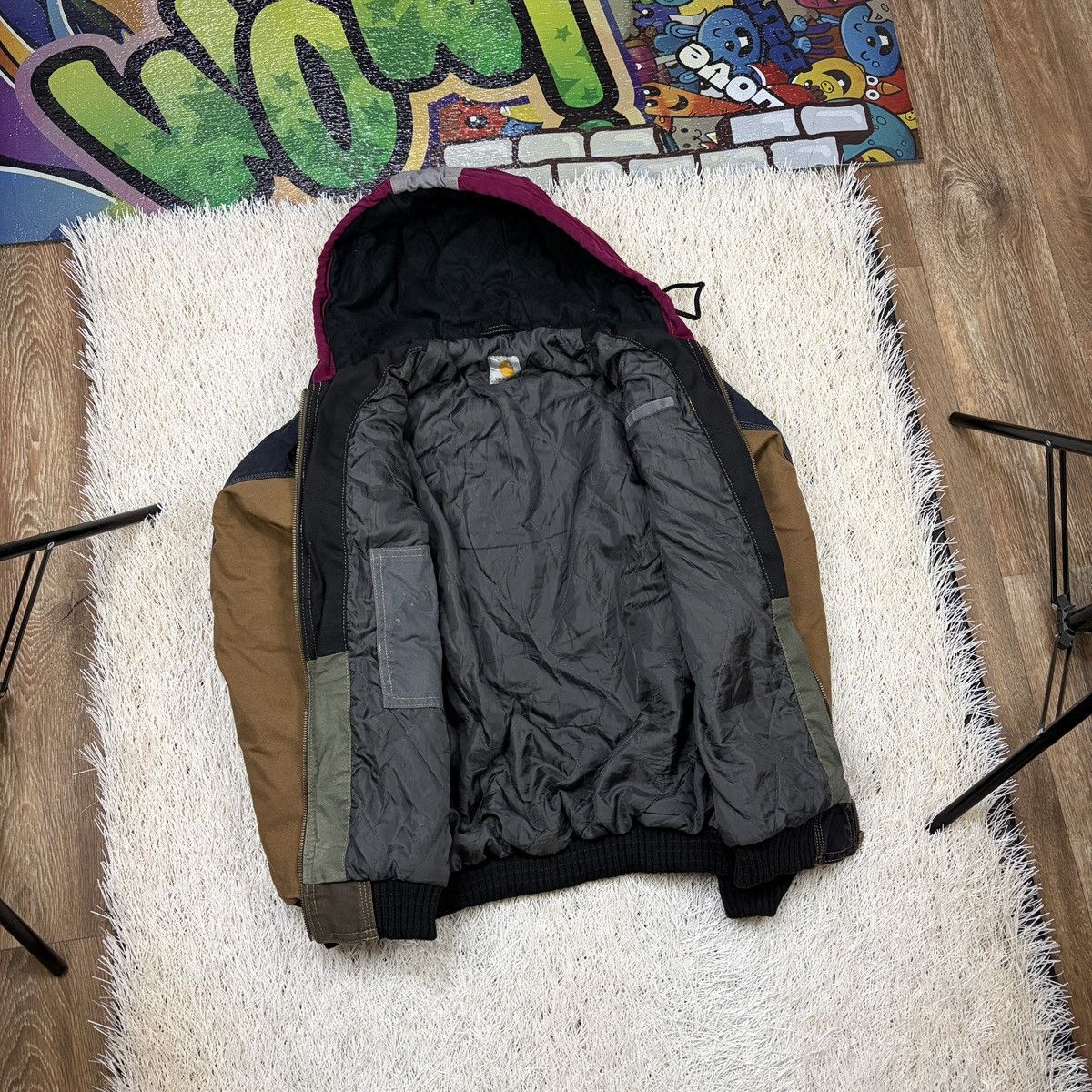 Carhartt Carhartt Jacket Reworked Detroit Men's Patchwork Distressed Size US S / EU 44-46 / 1 - 3 Thumbnail