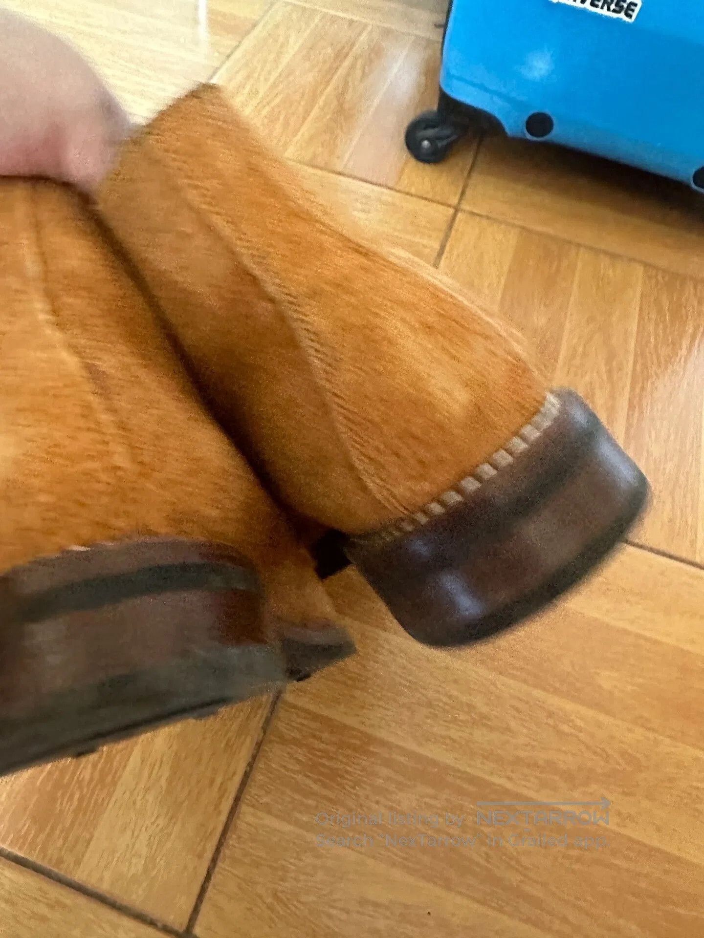Japanese Brand Vintage Japanese Gold Suede Work Boots. Size US 8 / EU 41 - 3 Thumbnail