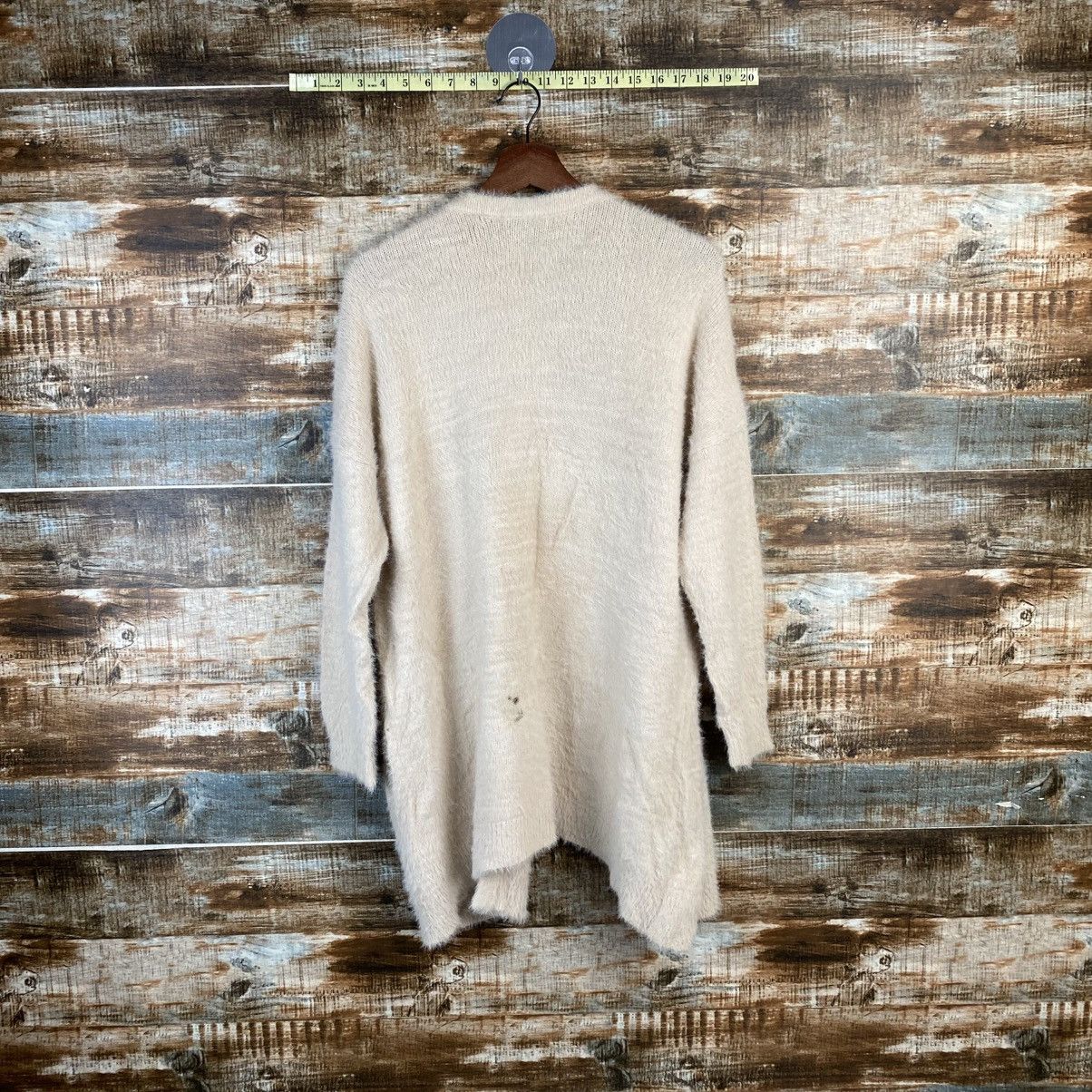 Japanese Brand DL Ingni Pink Cardigan fur shaggy mohair Knitwear #C1056 Size M / US 6-8 / IT 42-44 - 12 Thumbnail