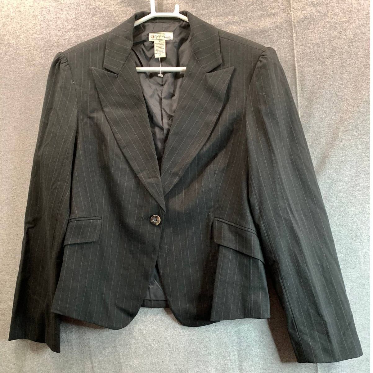 Other FYLO Suits Womens Size 14 Black Formal Top Blazer Size L / US 10 / IT 46 - 1 Thumbnail