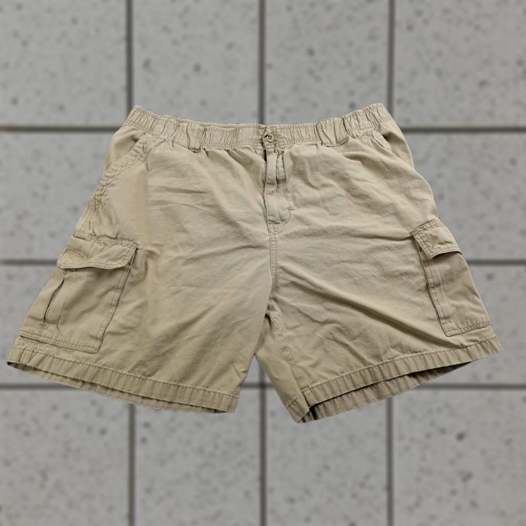 Faded Glory VTG Faded Glory Shorts Mens L Brown Tan Beige Cargo Utility Outdoor Hiking Y2K Size US 33 - 1 Thumbnail