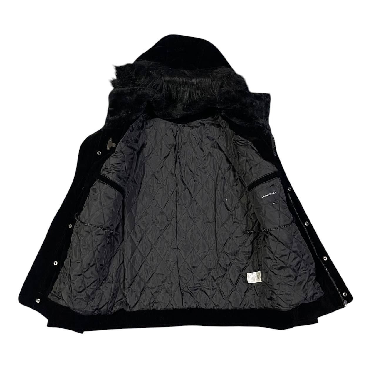 semanticdesign Vintage Semantic Designs Velvet Fur Jacket Size US M / EU 48-50 / 2 - 8 Thumbnail