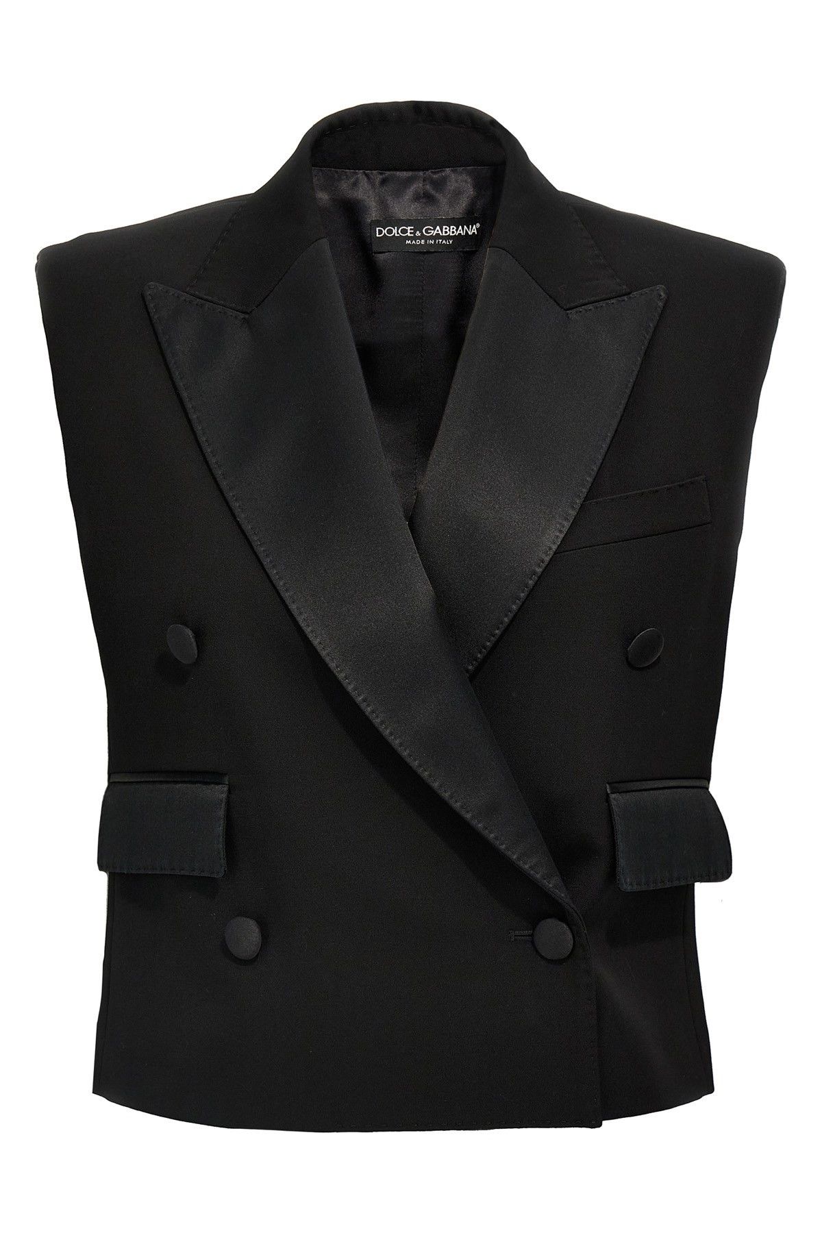 Dolce & Gabbana Tuxedo gilet Size S / US 4 / IT 40 - 1 Thumbnail