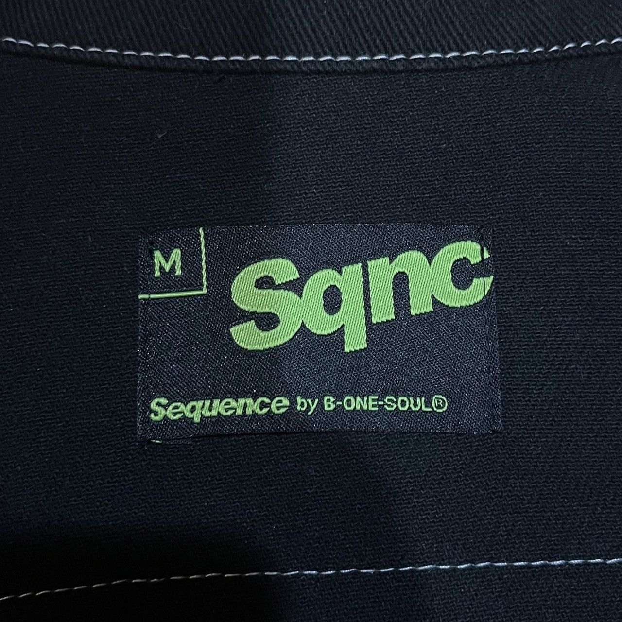Japanese Brand sequence by b one soul black denim jacket Size US M / EU 48-50 / 2 - 9 Thumbnail