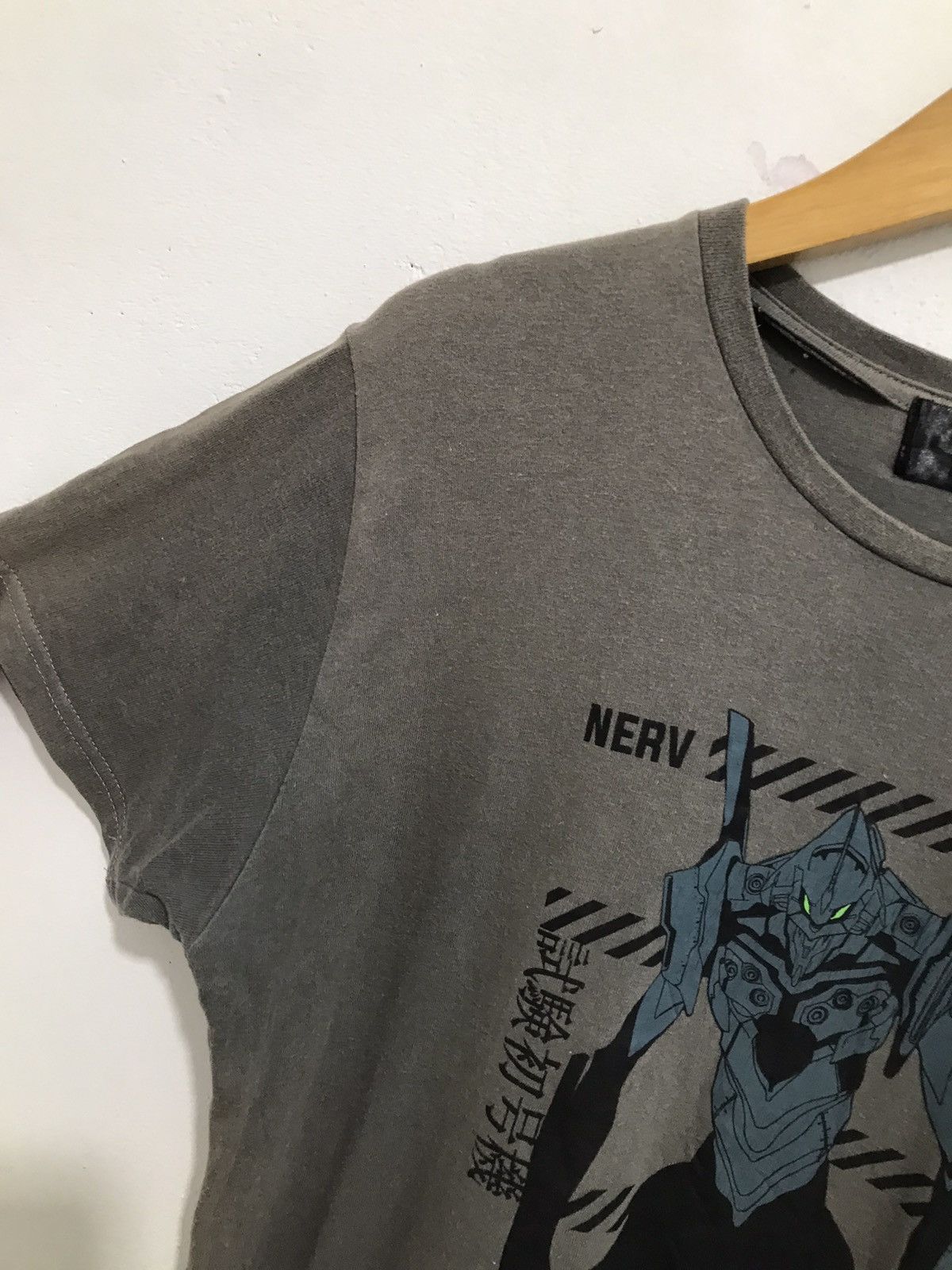 Anime Vintage Neon Genesis Evangelion Emergency Tees Size US M / EU 48-50 / 2 - 3 Thumbnail