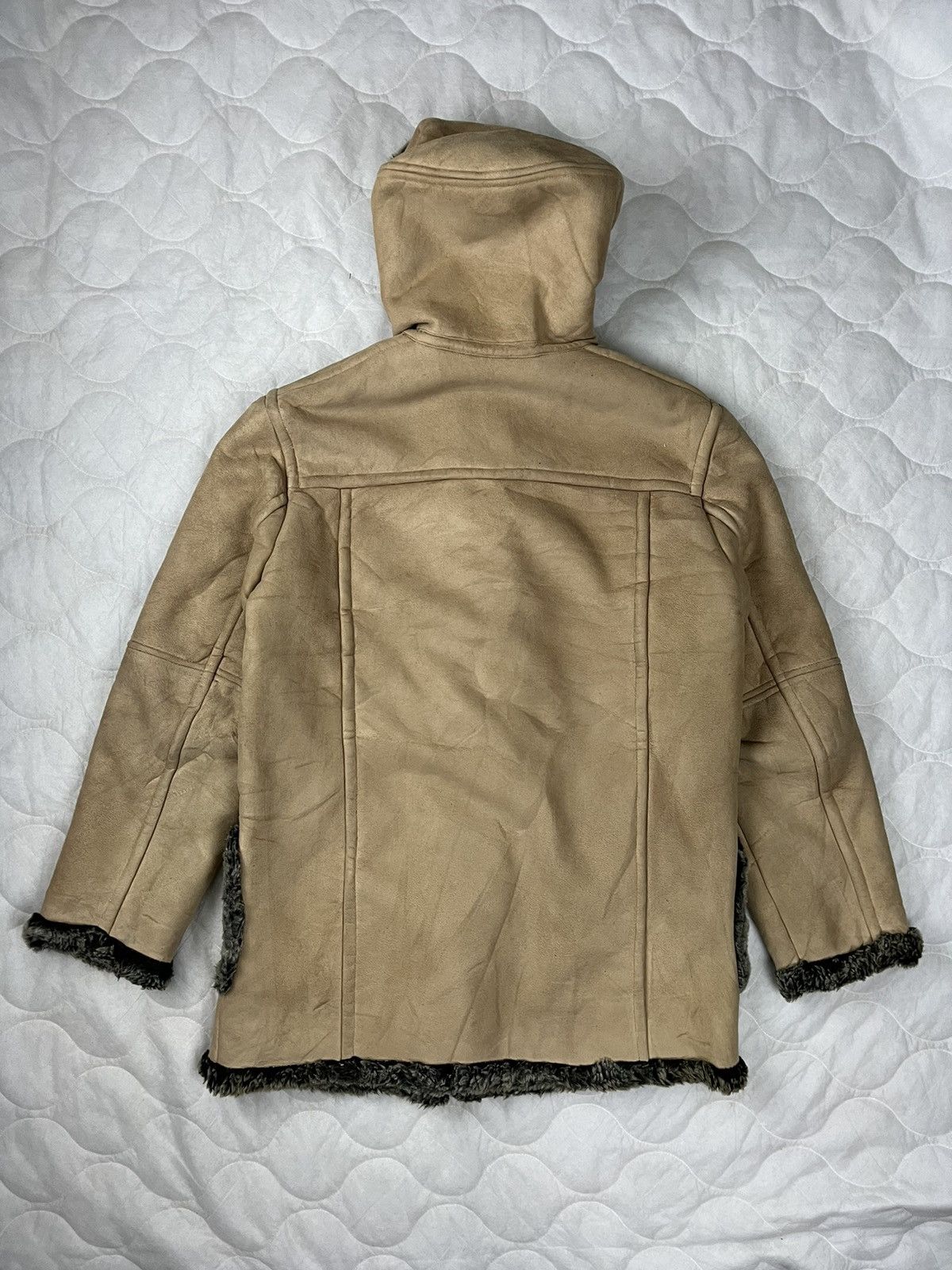 If Six Was Nine PPFM Suede Coat Jacket with Fur Sherpa Lined Size US M / EU 48-50 / 2 - 6 Thumbnail