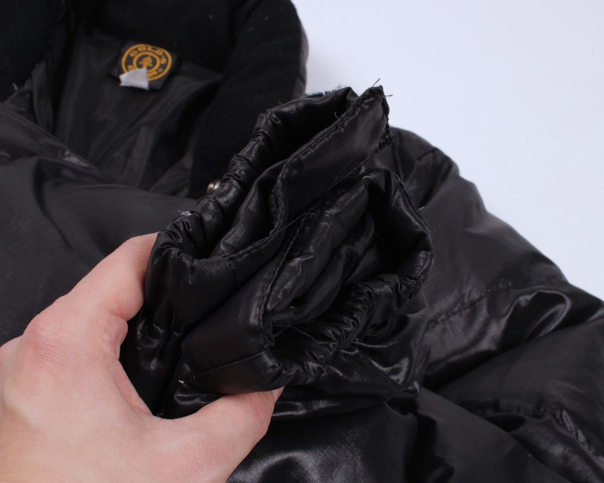 Vintage GOLDS GYM Down Black Puffer Jacket Size M / US 6-8 / IT 42-44 - 13 Thumbnail
