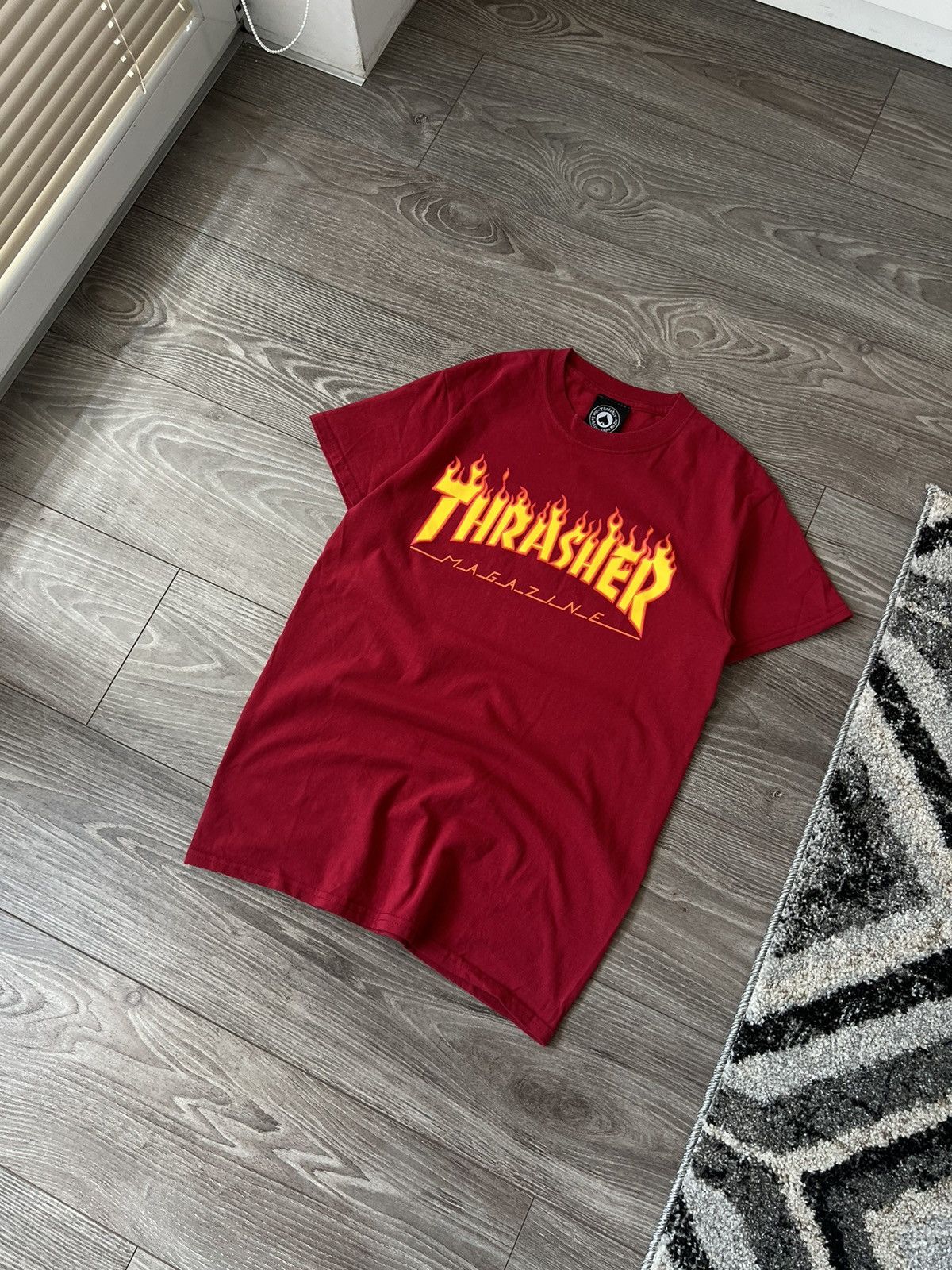 Thrasher ‼️VINTAGE THRASHER ORIGINAL FIRE LOGO USA DRIP STYLE TEE‼️ Size US S / EU 44-46 / 1 - 7 Thumbnail