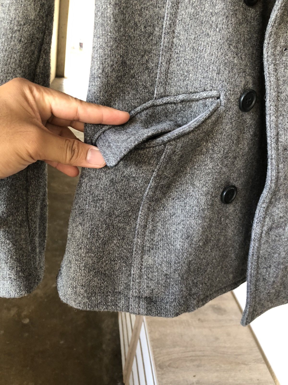 If Six Was Nine Tornado Mart Japan Double Collar Wool Jacket Size M / US 6-8 / IT 42-44 - 12 Thumbnail