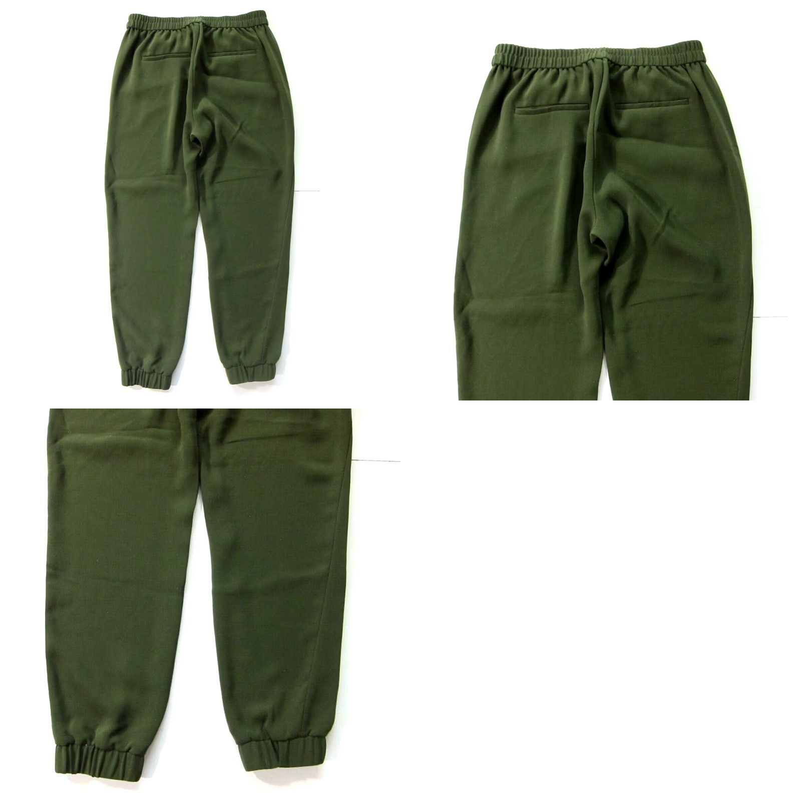 J.Crew J.Crew Satin Army Green Athleisure Jogger Pant Women 6 Medium Slim Pockets 100% Polyester Size 28" / US 6 / IT 42 - 8 Thumbnail