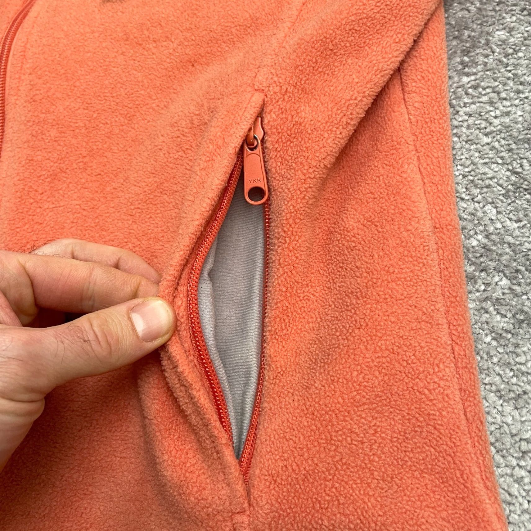 Vintage Columbia Womens Benton Springs Fleece Jacket Medium Orange Full Zip Outdoor Hike Size M / US 6-8 / IT 42-44 - 5 Thumbnail
