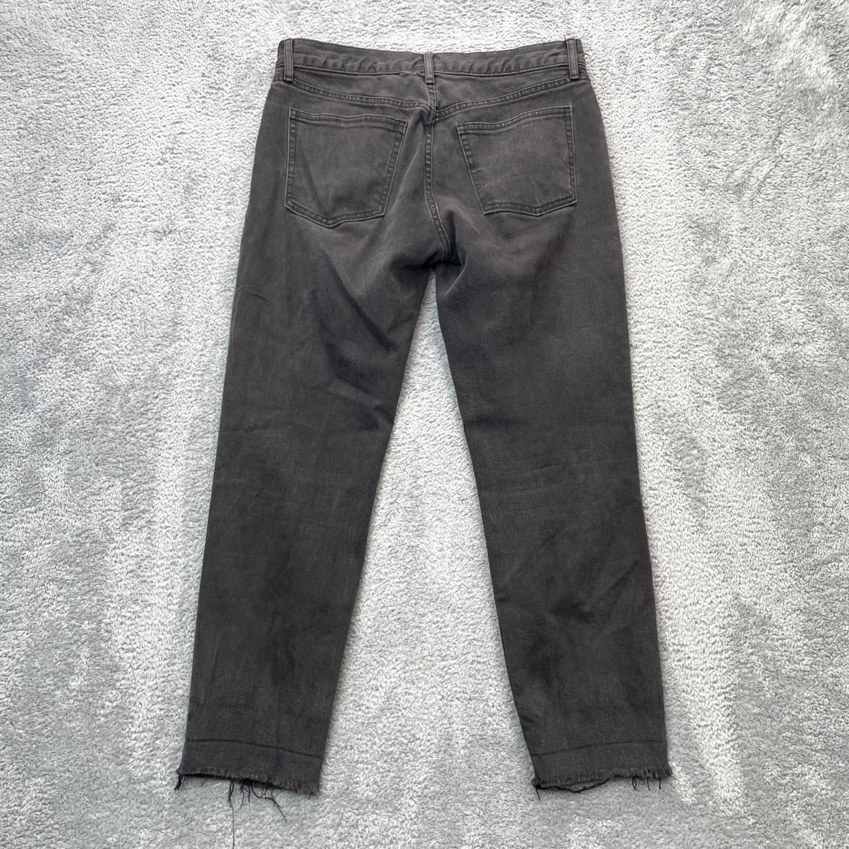 Gap Gap Jeans Womens 27 Gray Best Boyfriend Skinny Leg Denim Cotton Stretch Mid Rise Jeans Size 24" / US 00 / IT 34 - 2 Thumbnail