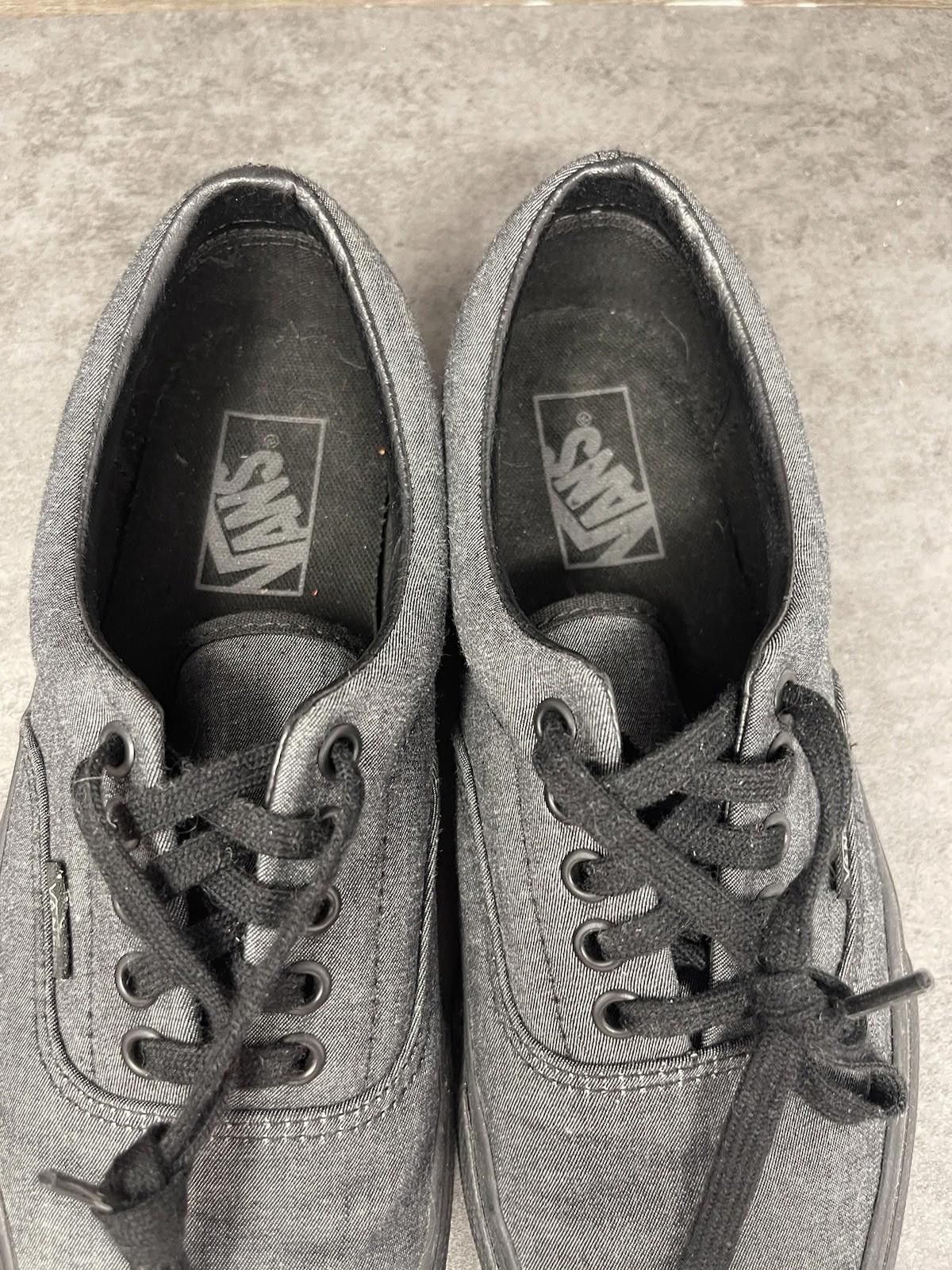 Vans Vans Era Mono Chambray Black Shoes Mens Size 7 Sneakers Size US 7 / EU 40 - 9 Thumbnail