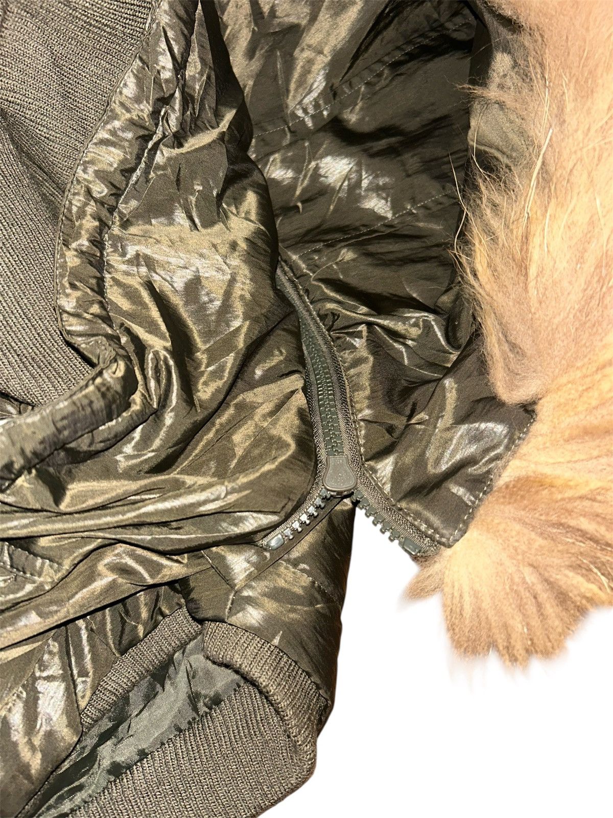 20471120 Blue Jam Shiny Puffer Vest Faux Fur Trimmed Hood Size S / US 4 / IT 40 - 10 Thumbnail