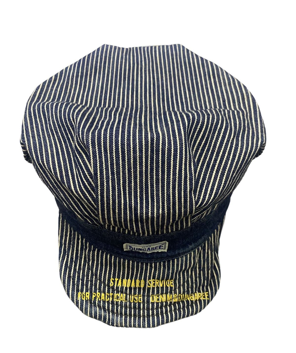 Kapital DENIM DUNGAREE WORKSHOP HAT DESIGN HICKORY STYLE RARE Size ONE SIZE - 2 Thumbnail