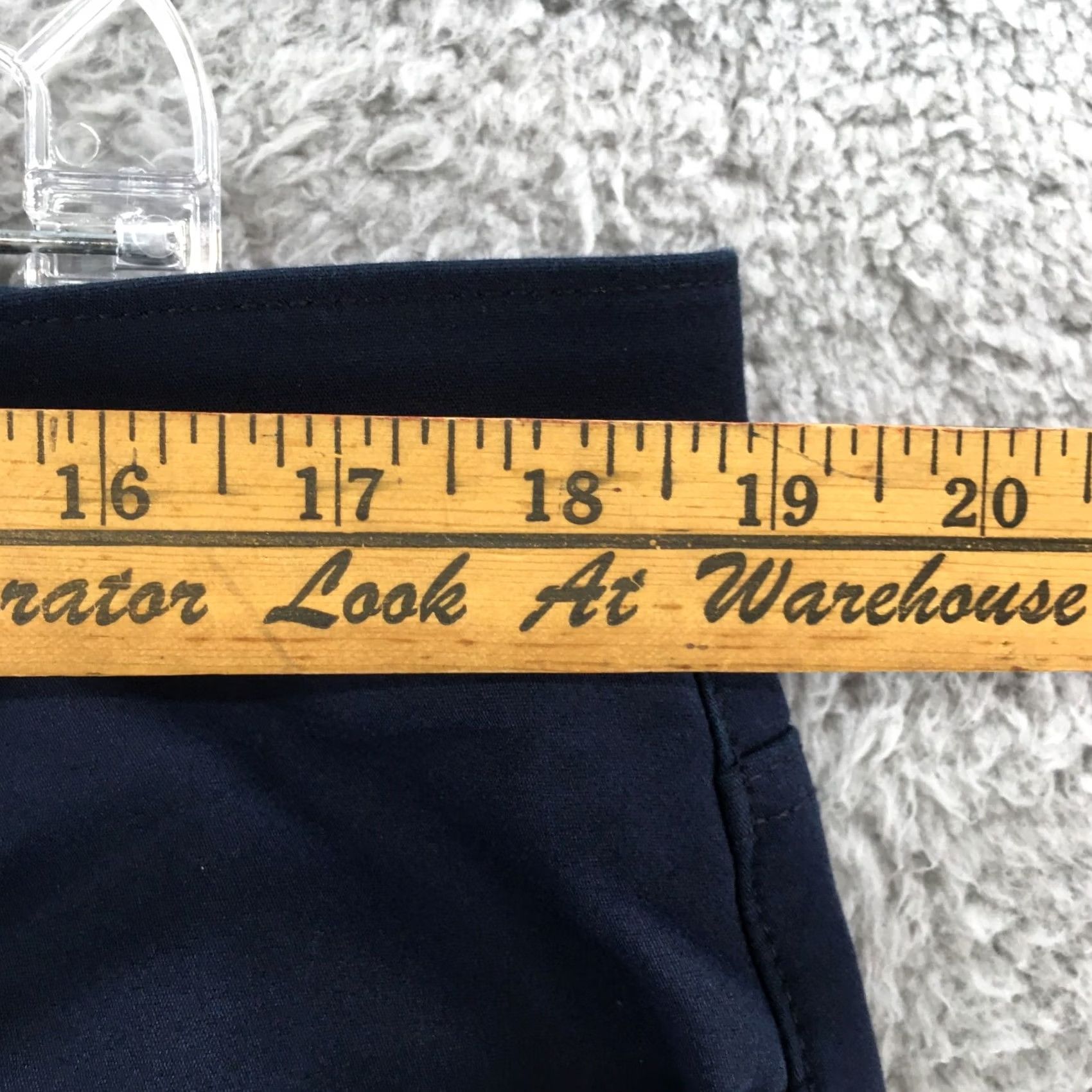 Calvin Klein Calvin Klein Pants Womens 38x30 Blue High Rise Zip Fly Chino Straight Regular Front Flat Vintage: No Size 26" / US 2 / IT 38 - 5 Thumbnail