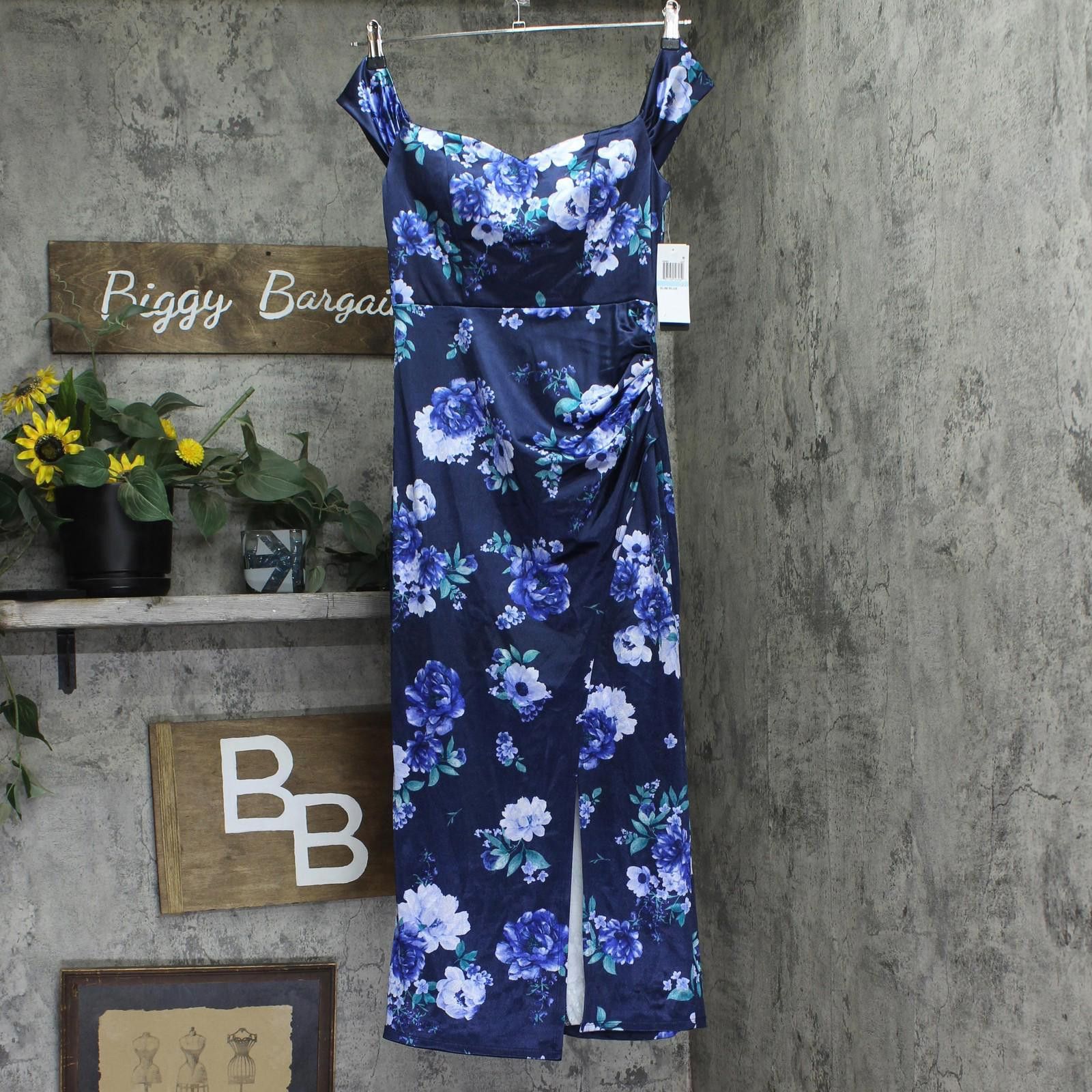 Other Nwt City Studios Womens Midi Dress 5126ah9at3 Navy Blue 5/6 Size M / US 6-8 / IT 42-44 - 1 Thumbnail