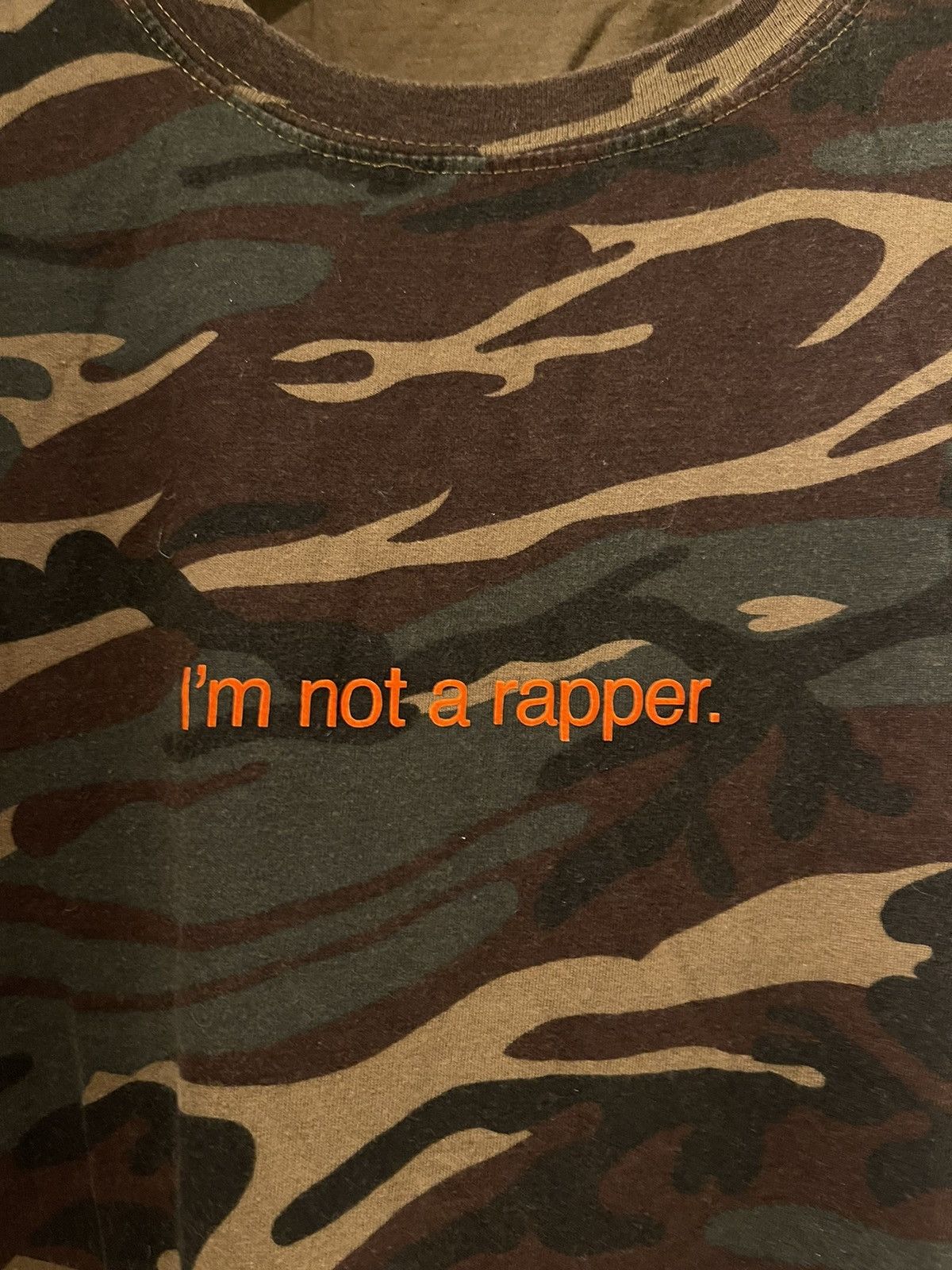 Fuck Art, Make Tees I’m Not A Rapper Camo Tee Size US M / EU 48-50 / 2 - 2 Thumbnail
