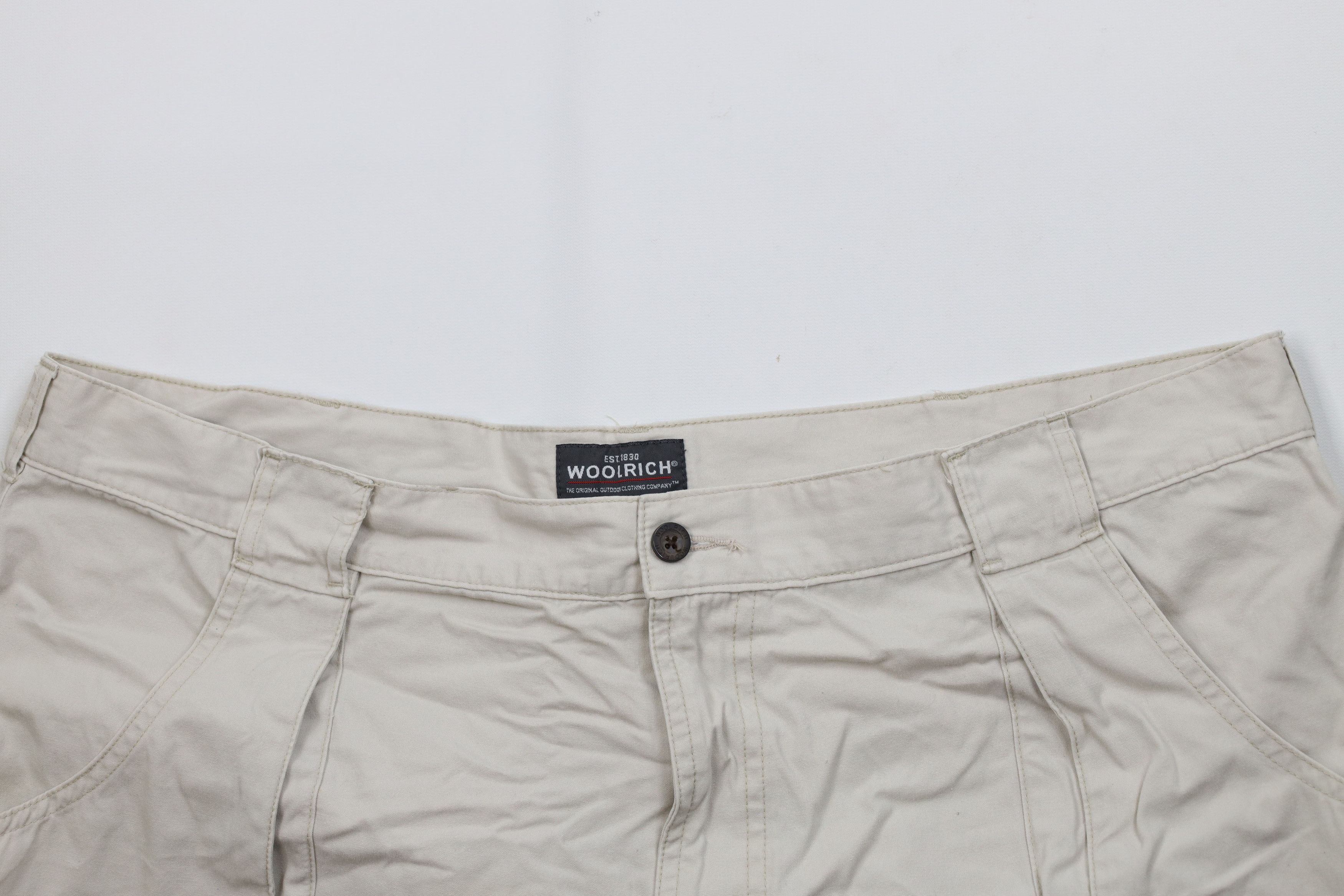 Woolrich Woolen Mills Vintage 90s Woolrich Above Knee Hiking Trekking Cargo Shorts Size US 42 / EU 58 - 2 Thumbnail