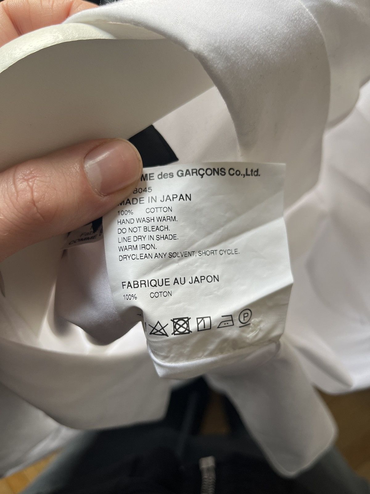 Comme des Garcons Comme des Garcons Homme Deux Giant Eyelet Shirt - AW19 Size US M / EU 48-50 / 2 - 9 Thumbnail