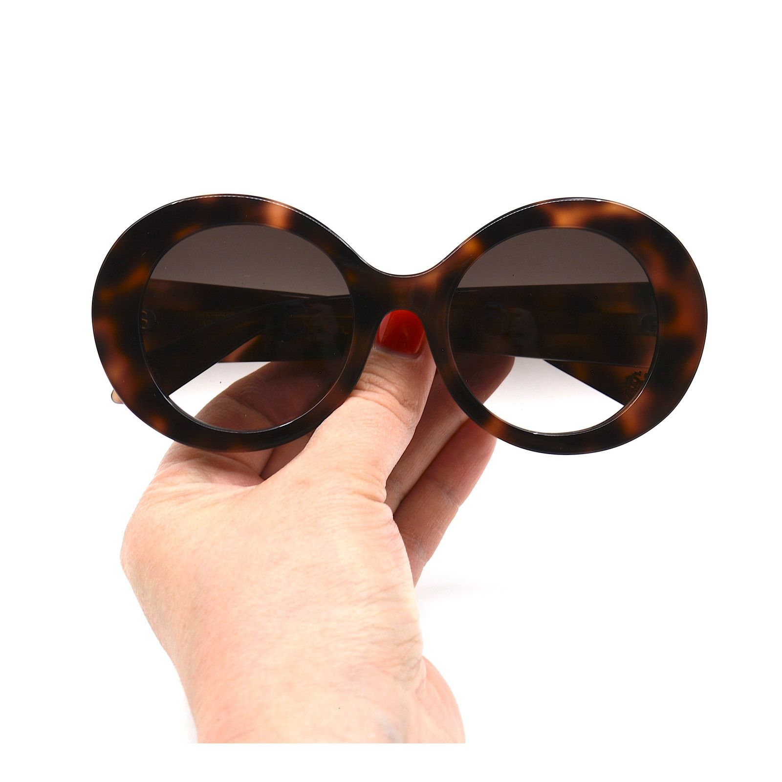 Roberto Cavalli ROBERTO CAVALLI SRC010M HAVANA BROWN GRADIENT SUNGLASSES Size ONE SIZE - 13 Thumbnail