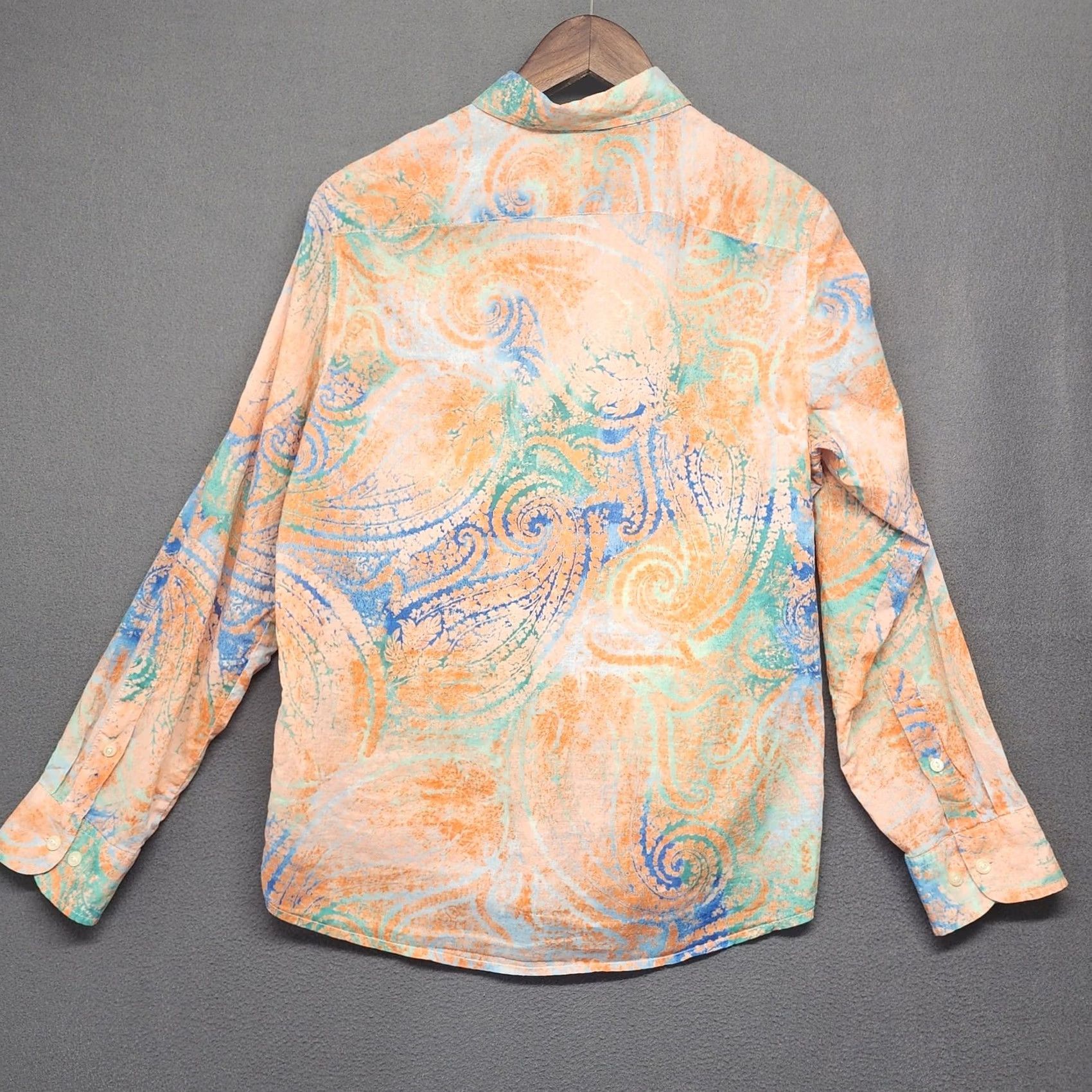 CO VINTAGE LRL Lauren Jeans Co Top Womens Large Button Up Roll Tab Sleeves Lightweight Blouse Womens Boys? Size L / US 10 / IT 46 - 2 Thumbnail