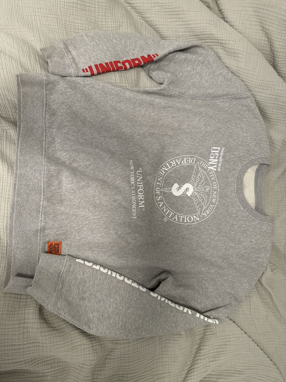 Heron Preston Heron Preston DSNY Crewneck Size US L / EU 52-54 / 3 - 6 Thumbnail